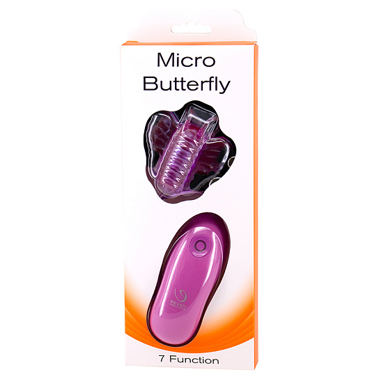 Вибромассажер-бабочка на пульте MICRO BUTTERFLY