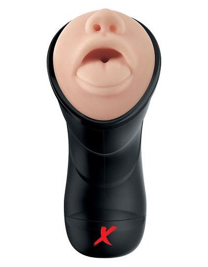 Мастурбатор-ротик Vibrating Stroker с вакуумным всасыванием