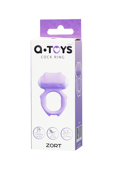 Эрекционное кольцо с вибрацией A-Toys by Toyfa Zort