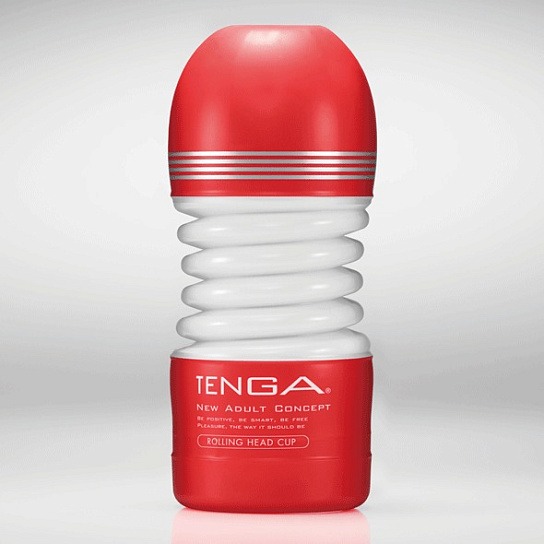 Мастурбатор с подвижной головкой классический Tenga Rolling Head Cup