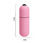 Мультискоростная вибропуля Baile mini vibe, розовая