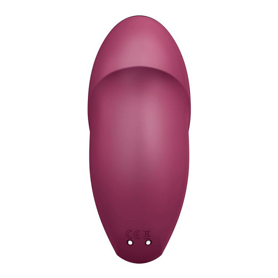 Вибростимулятор с функцией "жидкий воздух" Tap & Climax 1 Satisfyer, красный