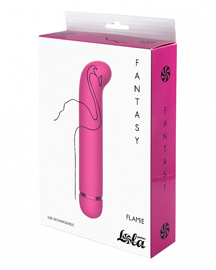 Вибратор Lola Games Fantasy Flamie для точки G, розовый