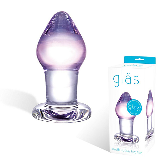 Маленькая пробка ручной работы с ограничителем Amethyst Rain