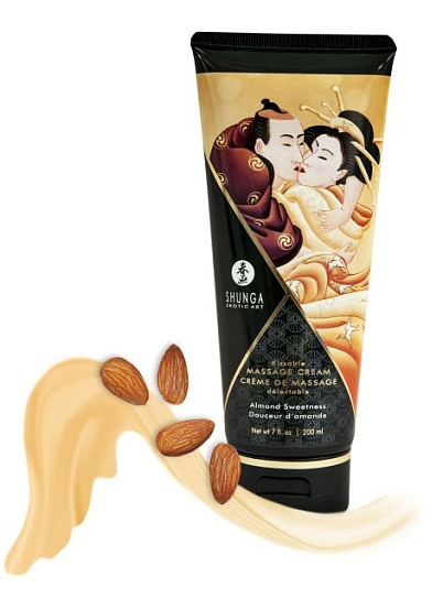 Съедобный гель Shunga Almond Sweetness со вкусом Миндальная сладость, 200 мл