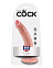 Реалистичный фаллоимитатор с присоской King Cock PipeDream 16.5 см, телесный