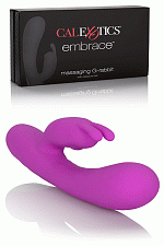 Перезаряжаемый вибромассажер Embrace Massaging G-Rabbit, фиолетовый