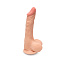 Фаллос реалистичный с вибрацией с пультом ДУ, 15 см