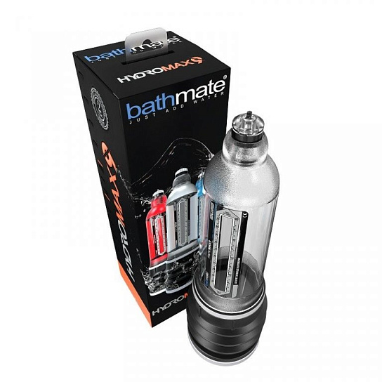Водяная вакуумная помпа Bathmate HYDROMAX-9, 21 см, прозрачная