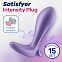 Анальная пробка с вибрацией Satisfyer Intensity Plug, фиолетовая
