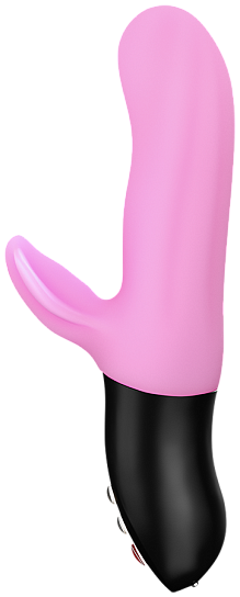 Вагинально-клиторальный пульсатор Bi Stronic Fusion, силикон, розовый