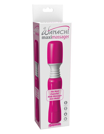 Массажер Maxi Wanachi с бесшумным мотором, розовый