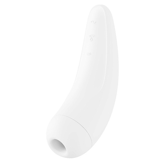 Вакуумный стимулятор Satisfyer Curvy 2 +, белый