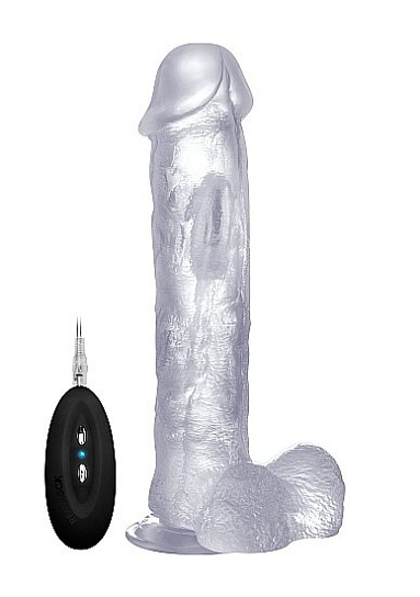 Реалистичный вибратор REALISTIC COCK 8, 13 см, прозрачный