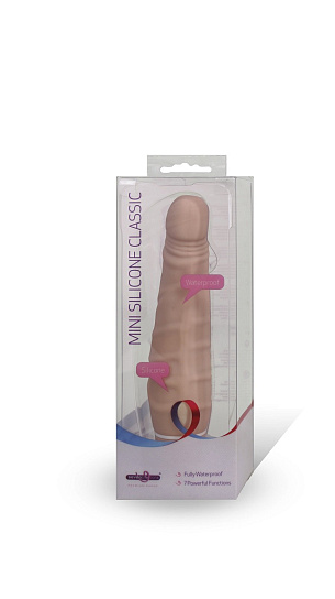 Вибромассажер с головкой, реалистичный Gopaldas 12,5 см