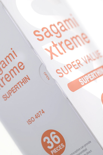 Презервативы из латекса Sagami Xtreme, 36 шт