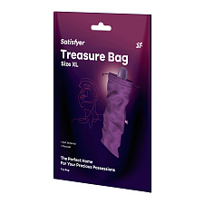 Мешочек для хранения вибромассажера Satisfyer Treasure Bag XL, фиолетовый