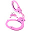 Классические браслеты для связывания Designer Cuffs, розовые
