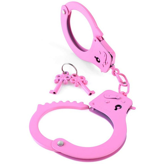 Классические браслеты для связывания Designer Cuffs, розовые