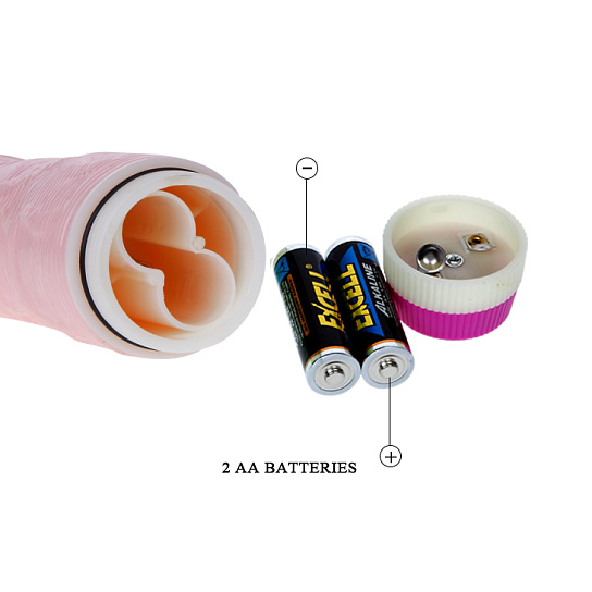 Реалистичный вибратор с изогнутой головкой, 19 см