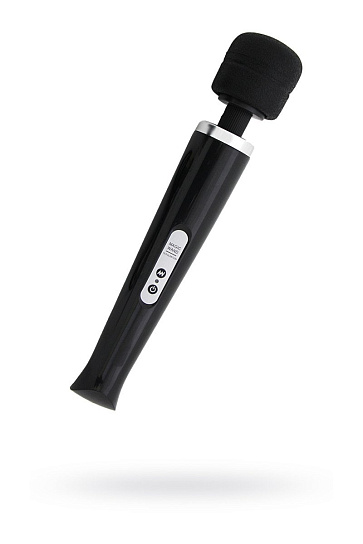 Мощный беспроводной силиконовый массажер Magic Wand черный