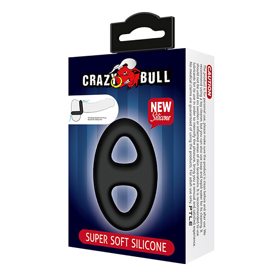 Двойное эрекционное кольцо Baile CrazyBull