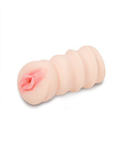 Компактный рельефный мастурбатор-вагина