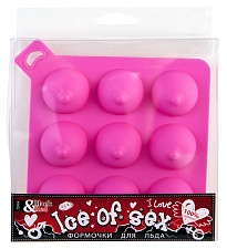 Формочка для льда, цвет розовый, ToyFa Black & Red