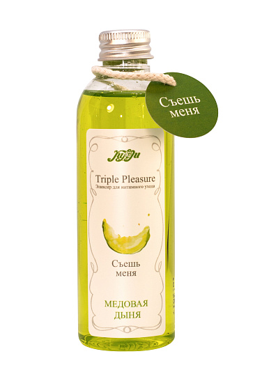 Возбуждающий гель на водной основе Triple Pleasure Медовая дыня, 130 мл