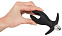 Анальная вибровтулка Black Velvets Vibrating Anchor, черная