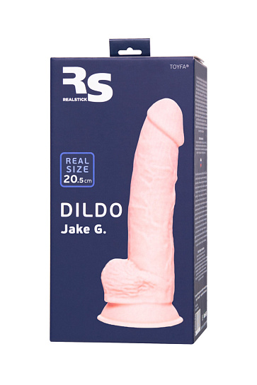 Фаллоимитатор RealStick Silicone Jake G, 20.5 см