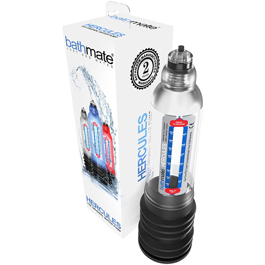 Гидропомпа Bathmate HERCULES CRYSTAL, 18 см