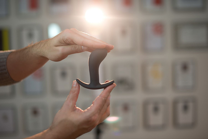 Анальная пробка BOOTIE medium из силикона, черная