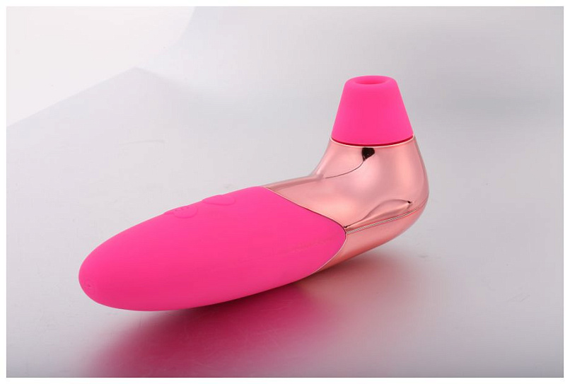 Вибростимулятор PRO-X5 с функцией вакуумной стимуляции, розовый