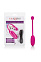 Виброяйцо Rechargeable Kegel Ball Starter, розовое