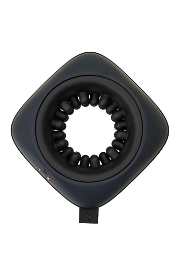 Вибромастурбатор нереалистичный Satisfyer Ring Stroker, силикон, чёрный