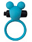 Эрекционное виброколечко Emotions Minnie Light, синее