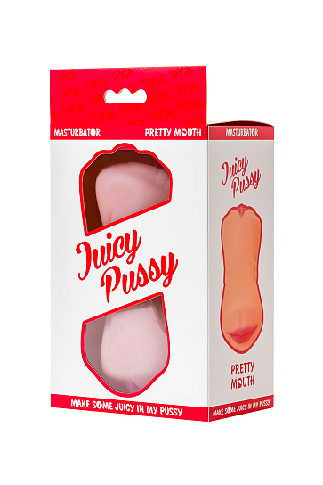 Реалистичный мастурбатор рельефным нёбом Pretty Mouth