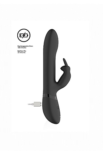 Вибромассажер Amoris со стимулирующими бусинами, черный