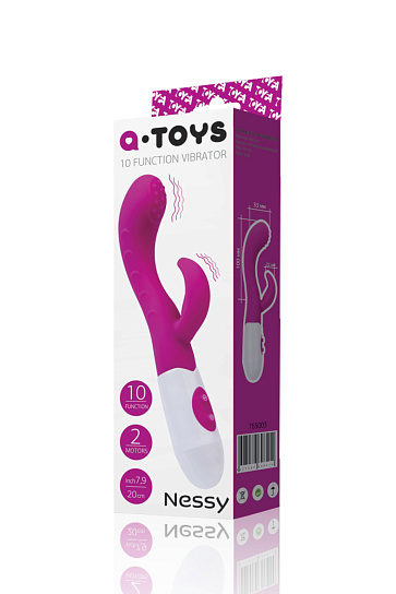 Вибратор для вагины и клитора ToyFa A-Toys Nessy