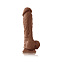 Реалистичный фаллоимитатор Colours - 8" Dildo, 19 см, телесный