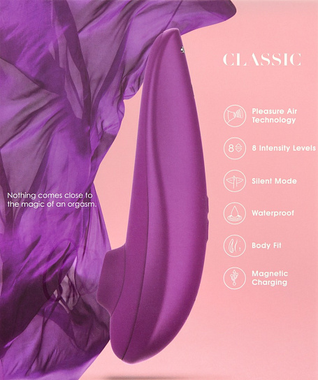 Стимулятор клитора вакуумный Womanizer Classic, 8 режимов