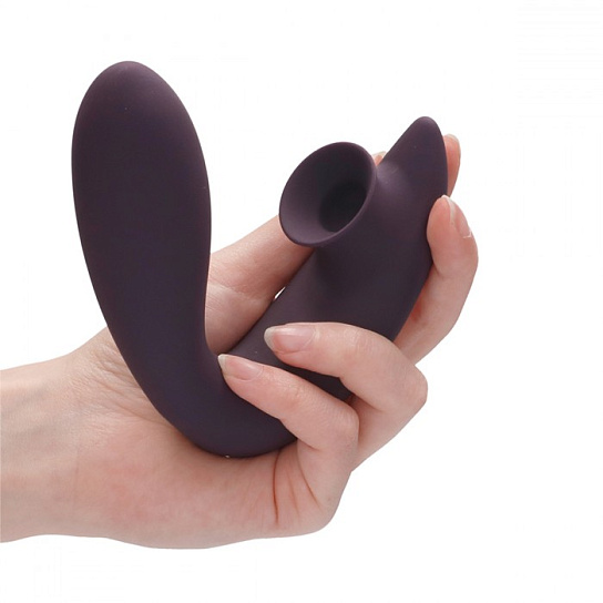 Вибратор с вакуумно-волновой стимуляцией Desirable, фиолетовый