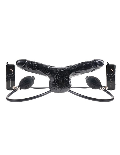 Вибромассажер с расширением INFLATABLE DOUBLE DELIGHT