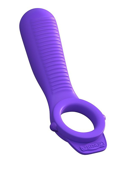 Эрекционное кольцо с вибрацией RIDE N' GLIDE COUPLES RING