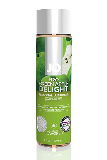 Оральный лубрикант JO H2O Green Apple, 120 мл