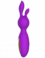 Мини-вибратор Emily с ушками, фиолетовый