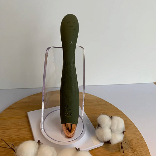 Вибратор для точки G с гибкой головкой Magic Vibe, зеленый