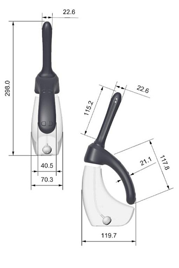 Гигиенический интимный душ Amovibe Iceberg с вибрацией