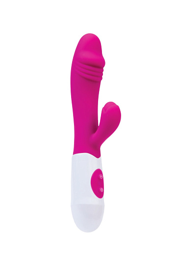 Вибратор ToyFa A-Toys Area со стимуляцией клитора, 20см